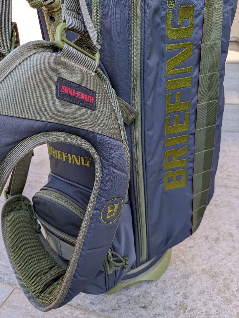 限定品/美品　Briefing/ブリーフィングキャディバッグ　レンジャーグリーン