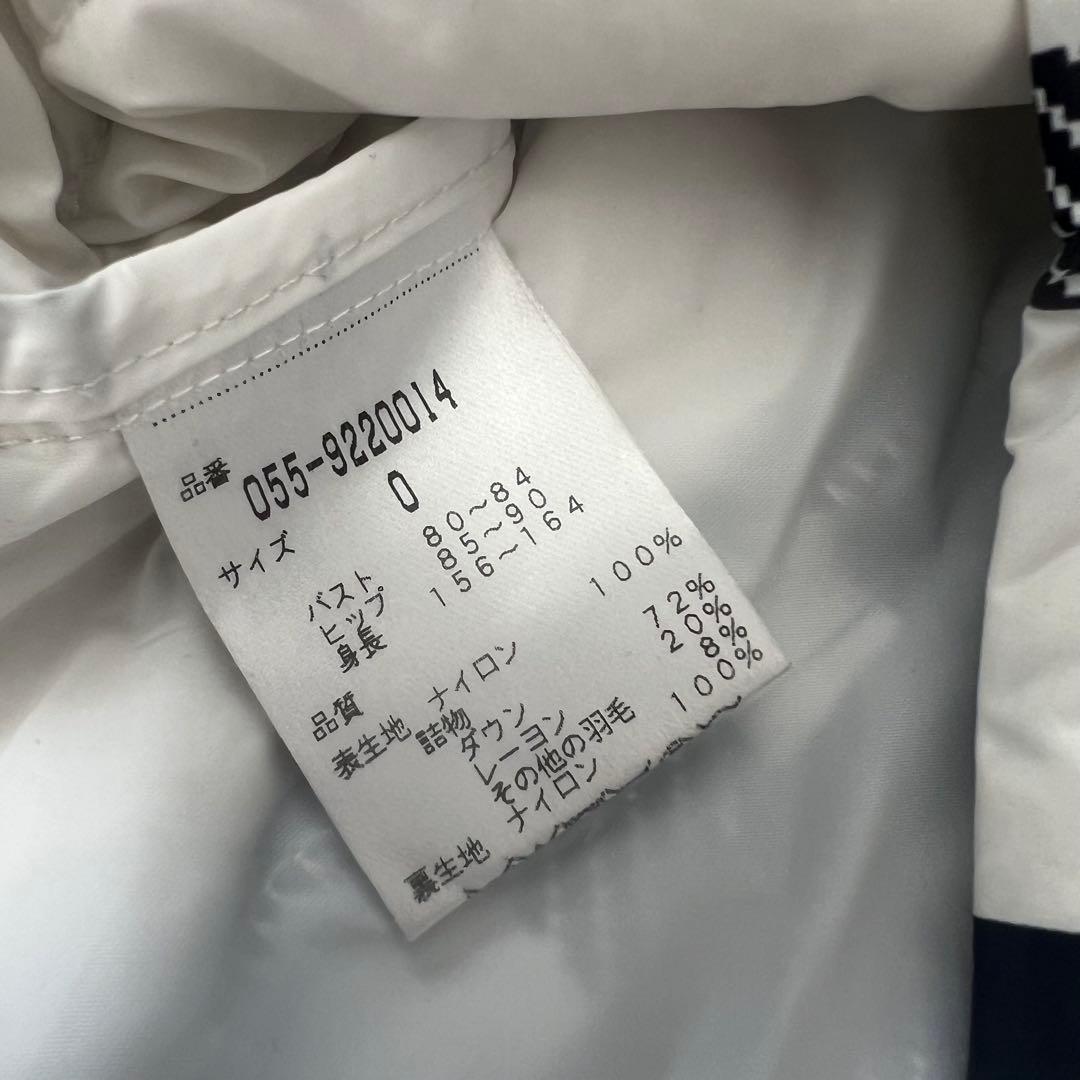 PEARLY GATES パーリーゲイツ　チェック　ダウンジャケット　レディース