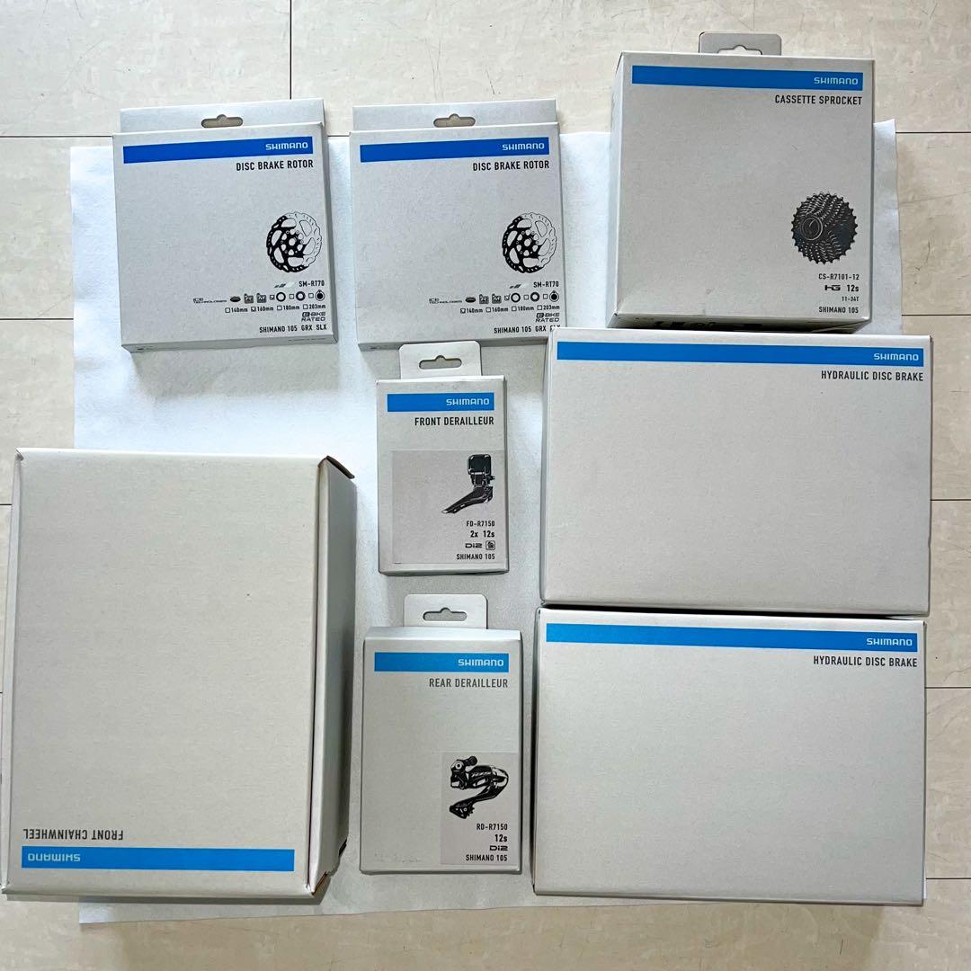 【新品】105 R7100 機械式コンポ＋油圧ディスク 2x12