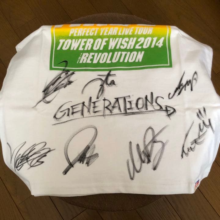 GENERATIONS 直筆サイン入り Tシャツ