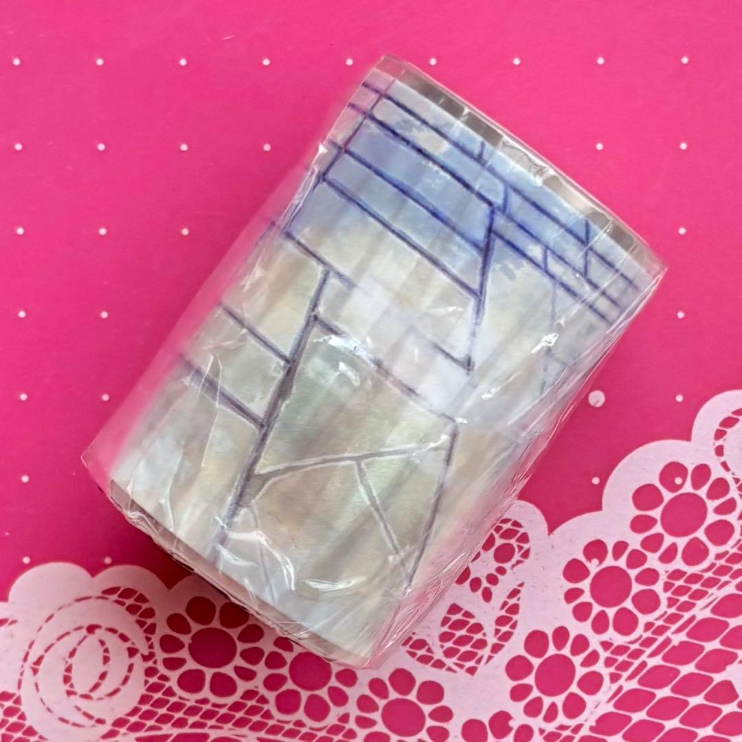 PET 雪满归家路① 5.6cm×5m 海外マスキングテープ 歩道