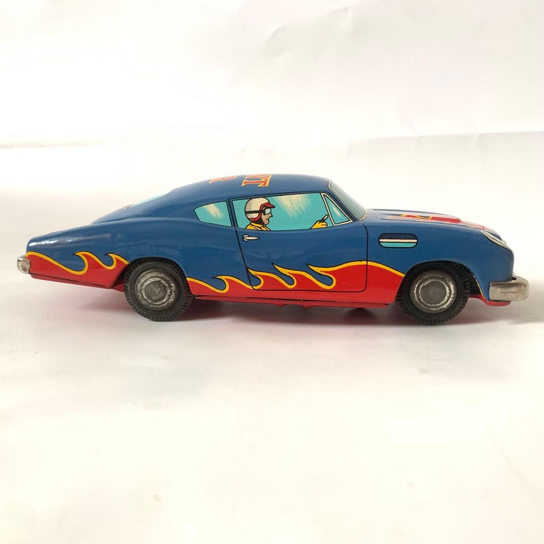 DAIYA 寺井商店 ブリキ ミニカー メカニカル ターンオーバー スタントカー