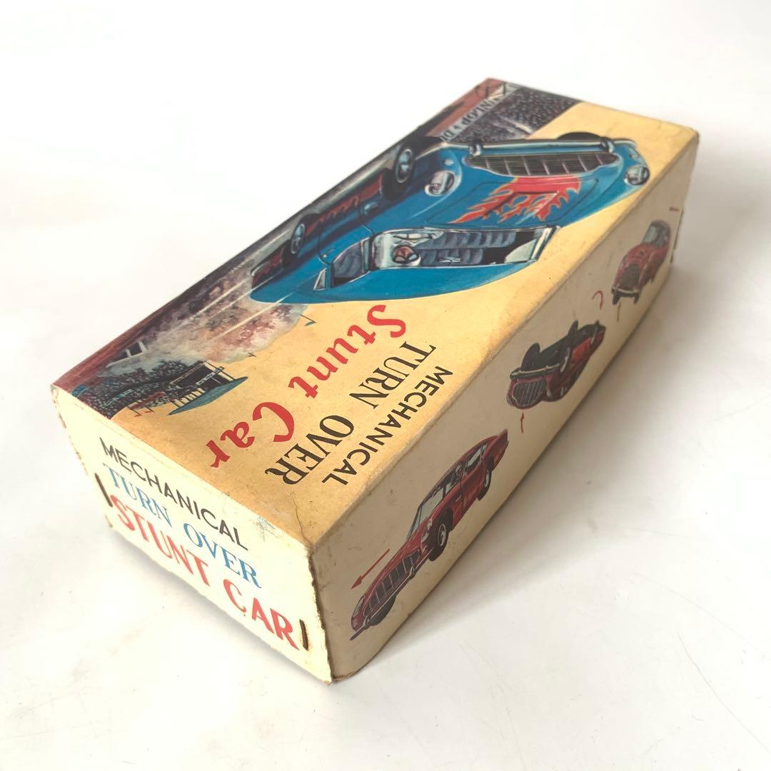 DAIYA 寺井商店 ブリキ ミニカー メカニカル ターンオーバー スタントカー