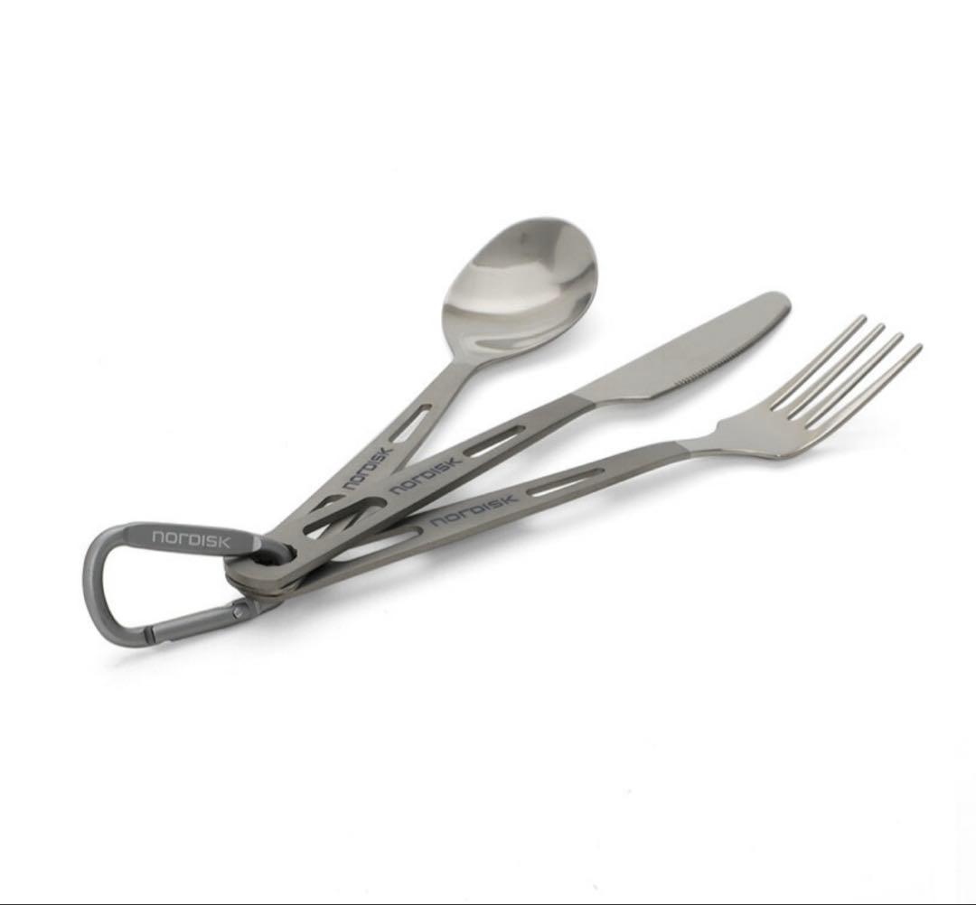 ノルディスク チタン カトラリー 2セット