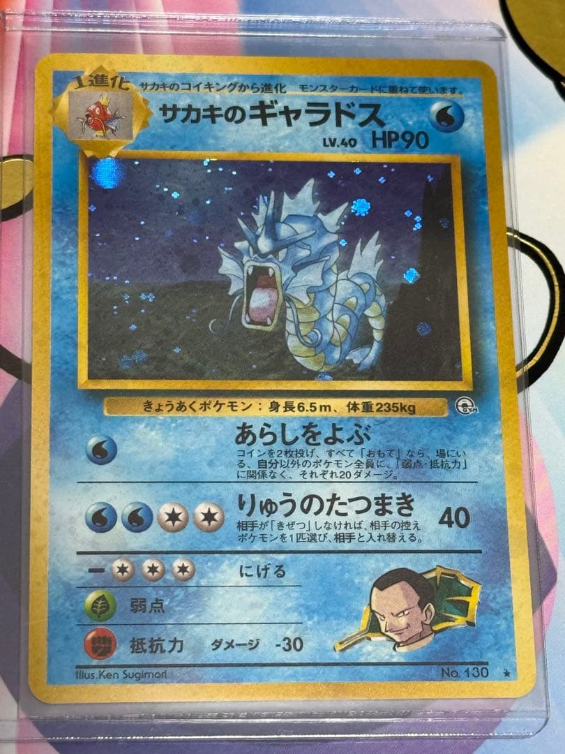 ポケモンカードサカキのギャラドス
