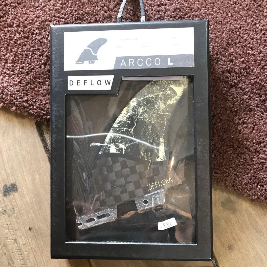 DEFLOW ARCCO L デフローサーフボードフィン定価¥19,800-