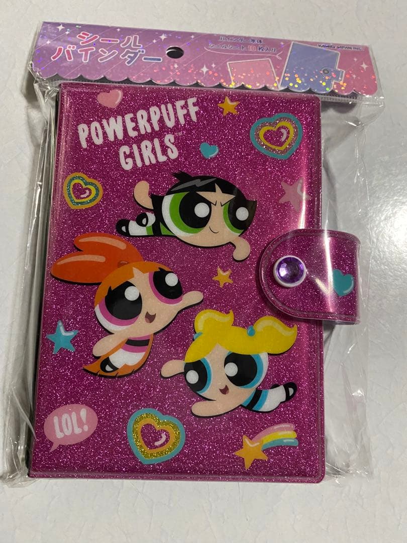【即購入可】正規品パワーパフガールズ うるちゅるPOP SEAL 4種シール帳