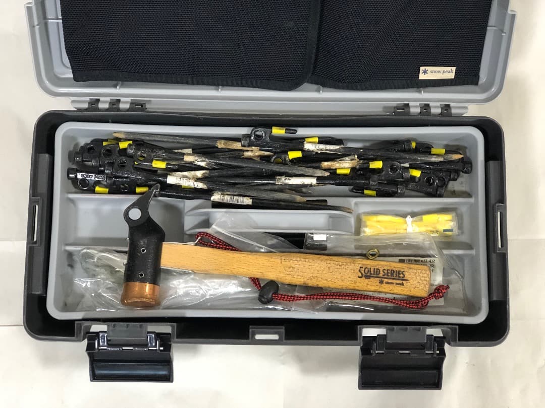 価格見直し　スノーピーク　ソリッドステーク　ペグ＆ハンマー（ヤマコウ時代）