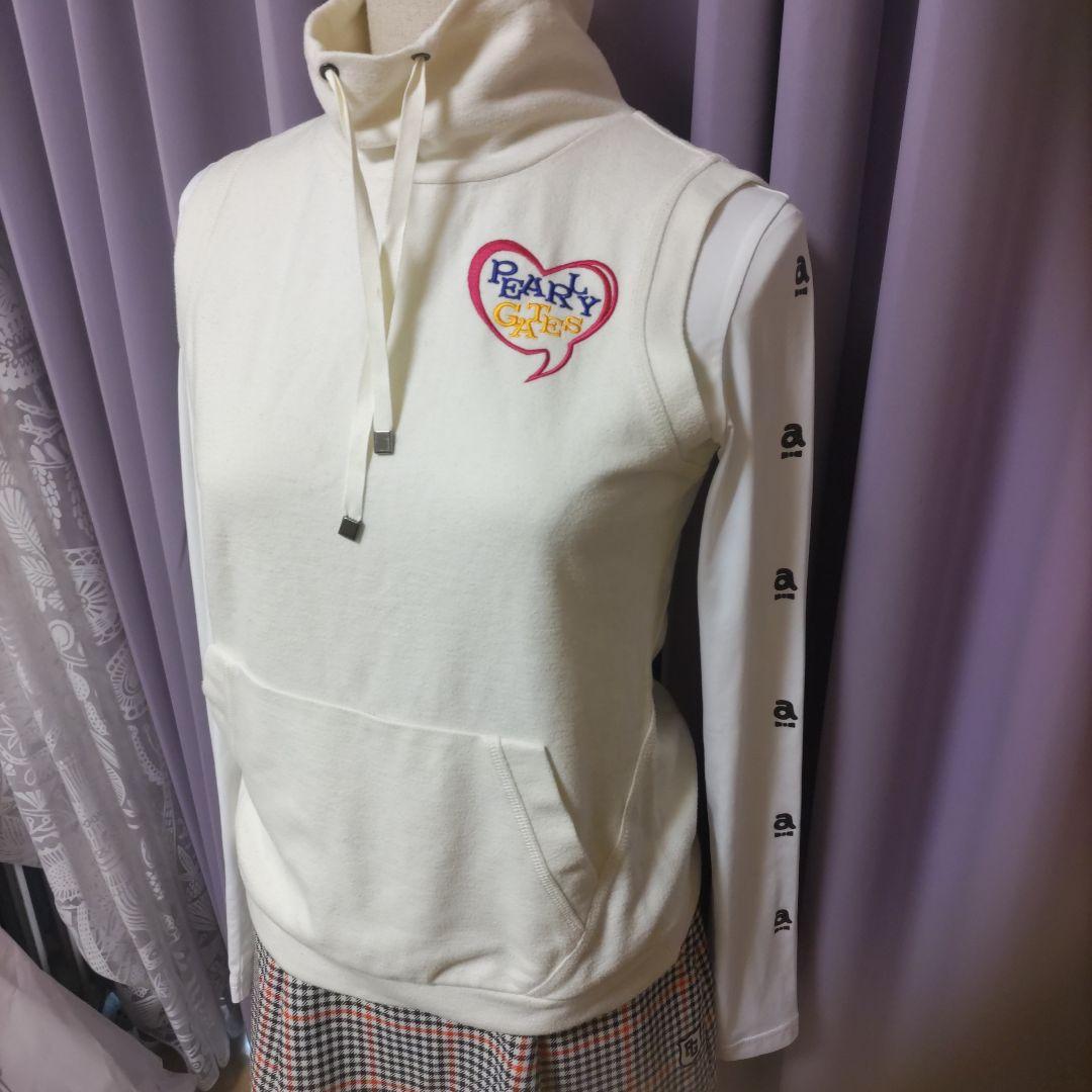 美品　PEARLY GATES レディースダウンコート　0サイズ　ベストおまけ