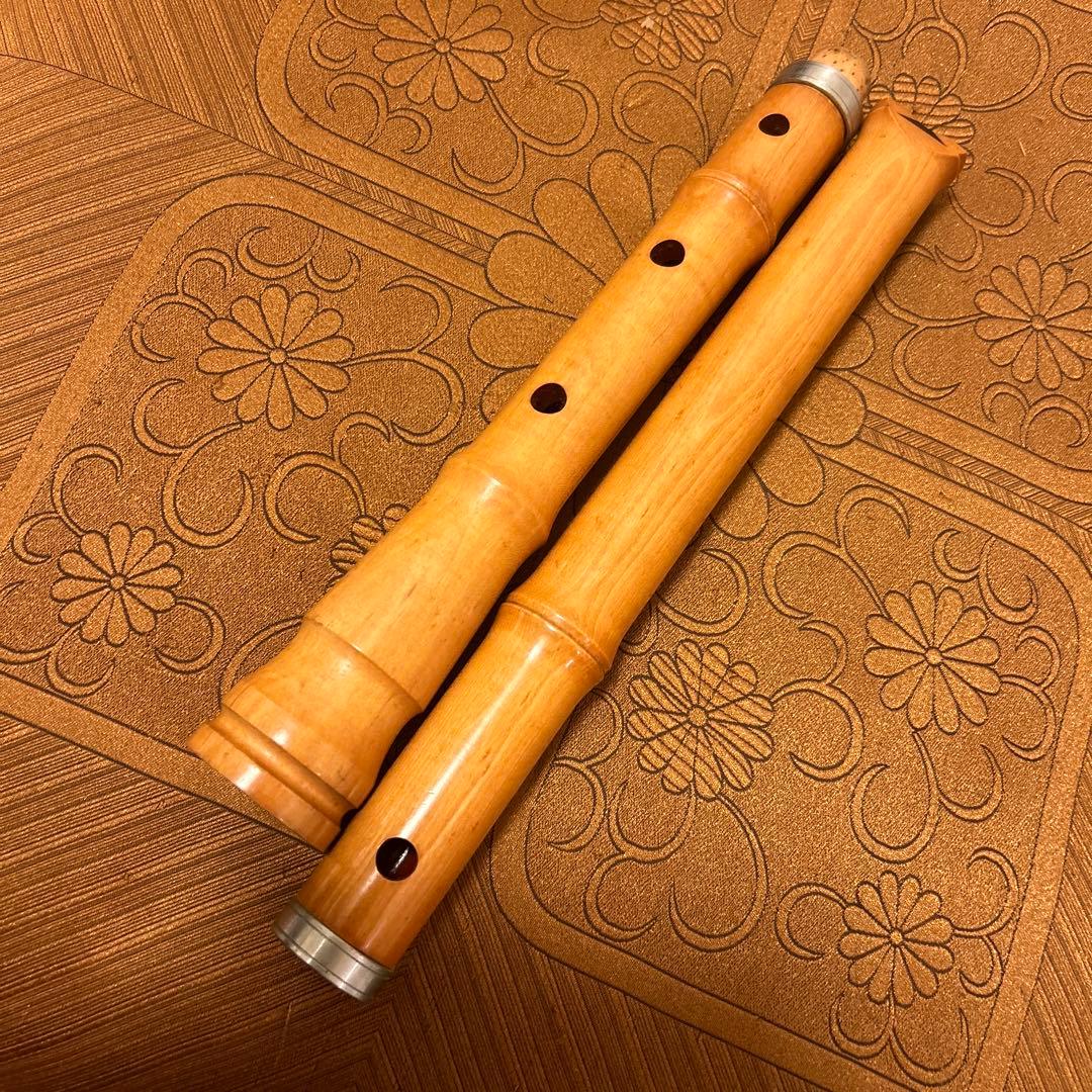 尺八　木管　二尺一寸　清風銘