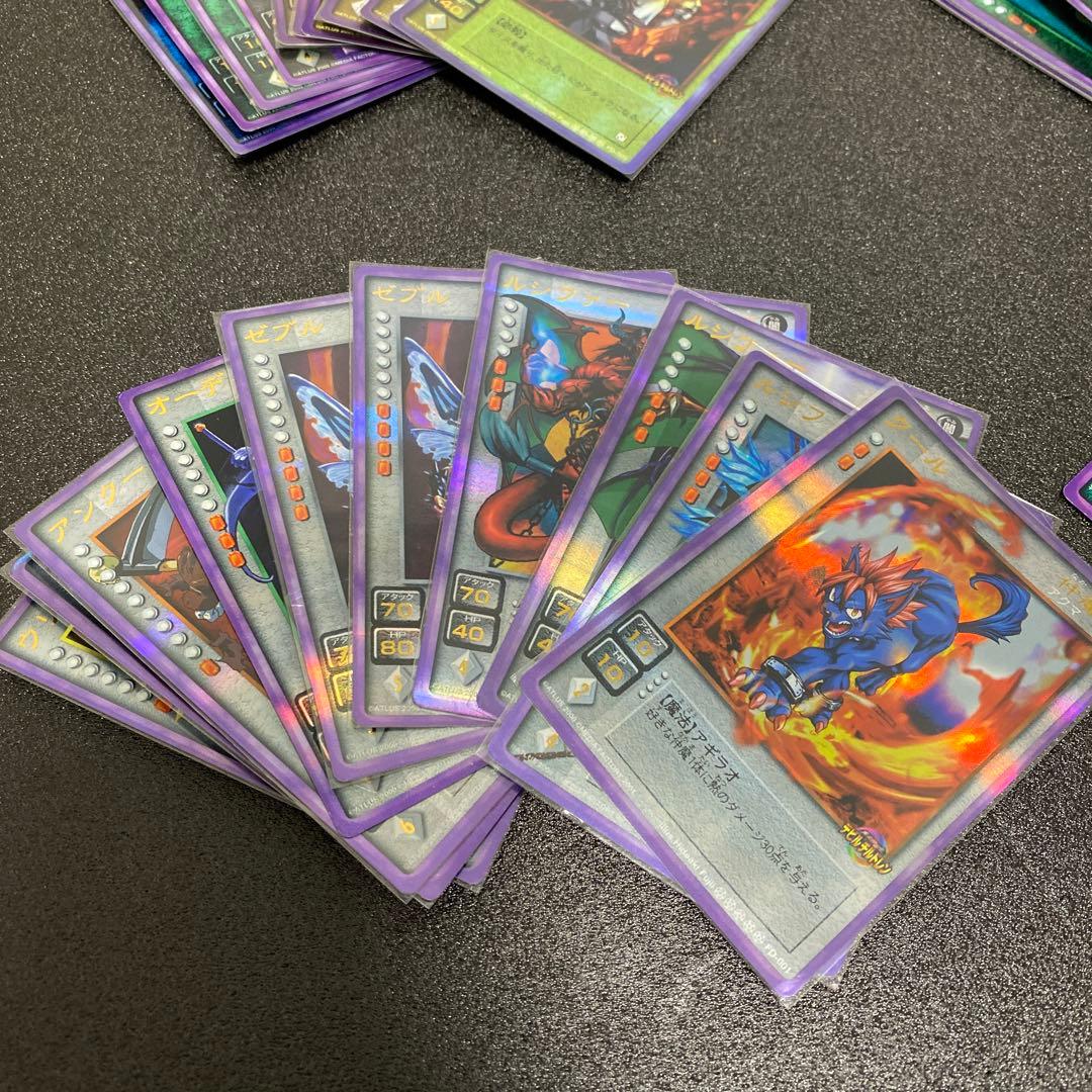 希少デビチルまとめ売り⑤未開封1～4弾×5パック・中古バインダー＆デッキケース他