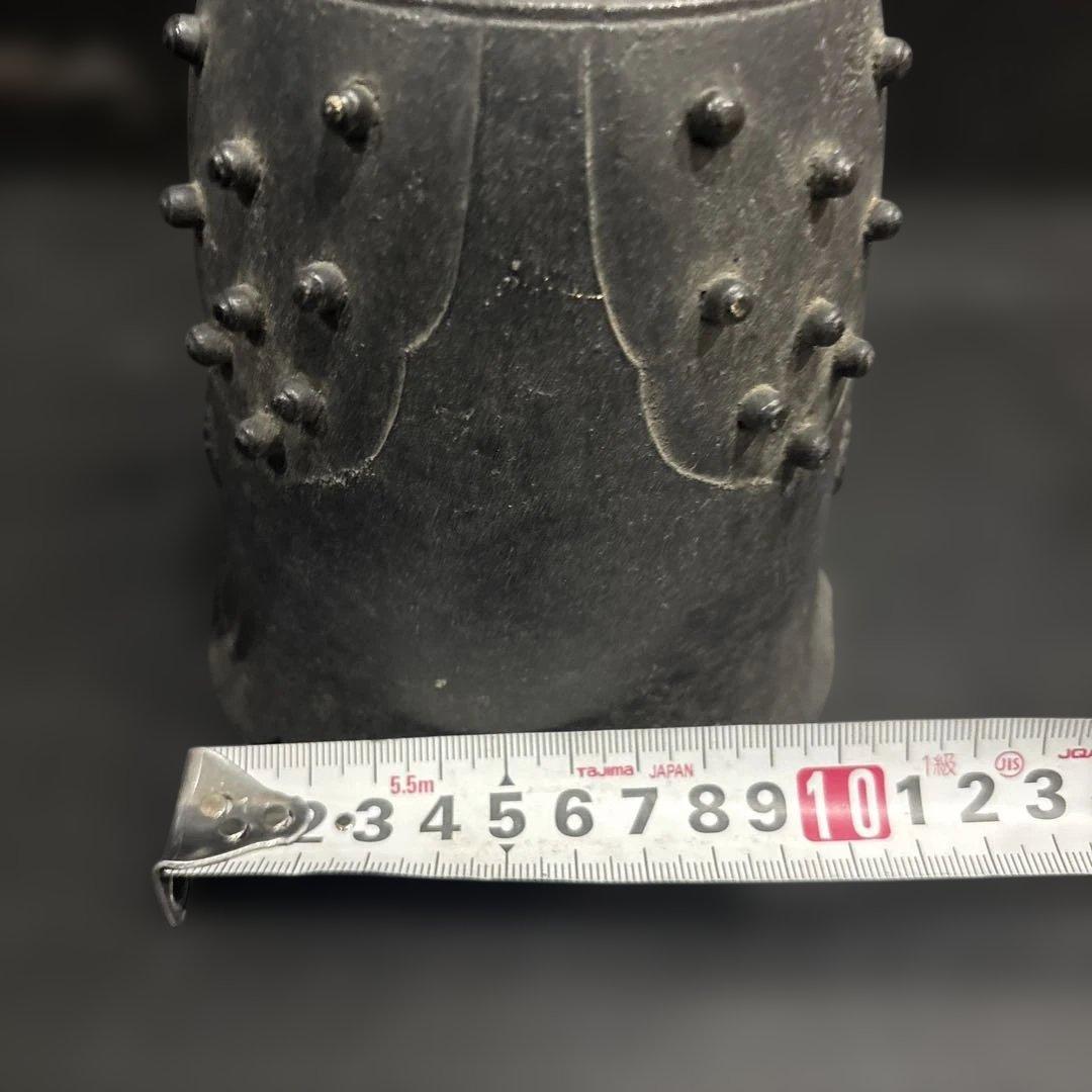 「【古仏具】大型 鋳物鈴 仏鈴 祈祷鈴 喚鐘 寺院仏具 古道具 時代物」
