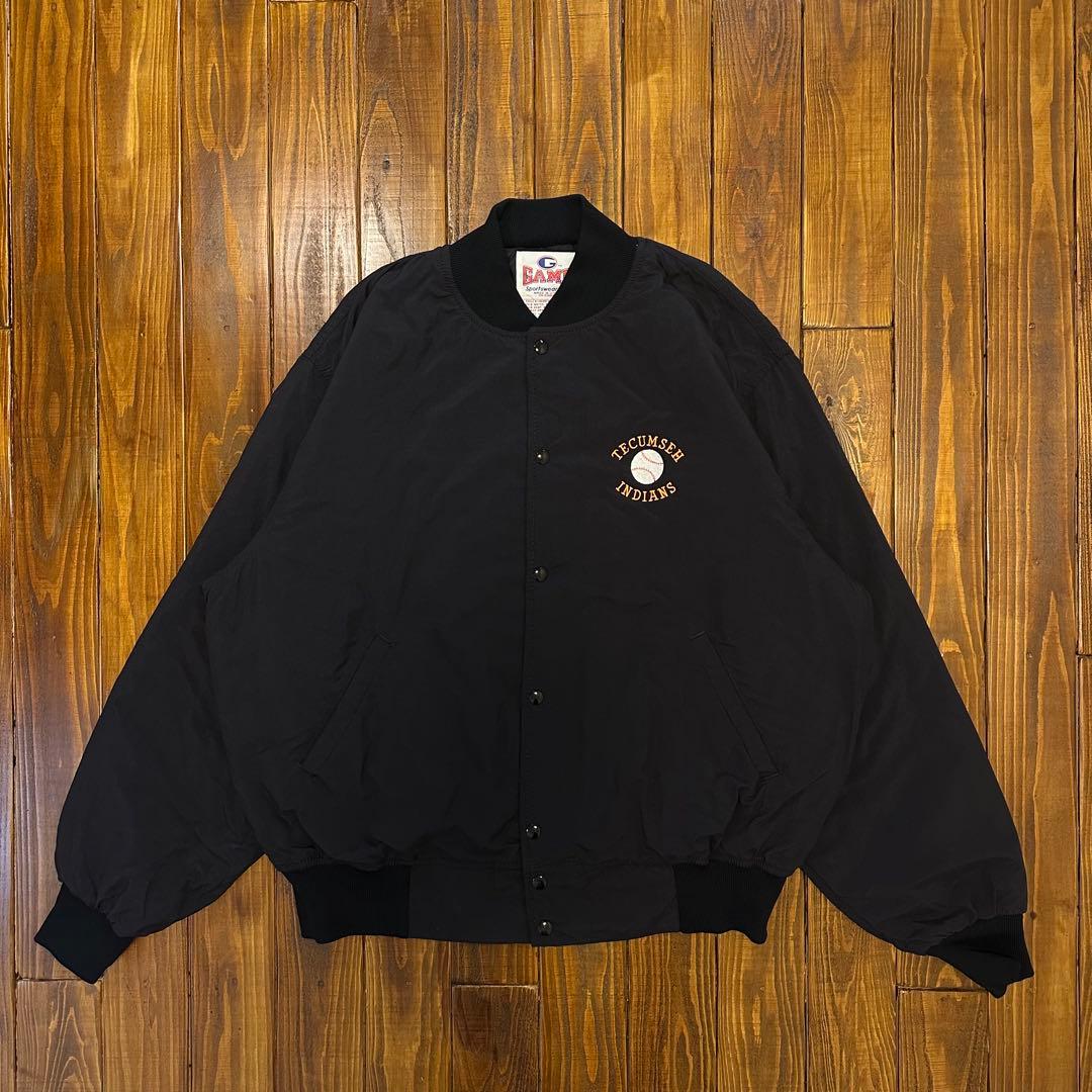USA製！【GAME ゲーム】ベースボールジャケット　XXL オーバーサイズ