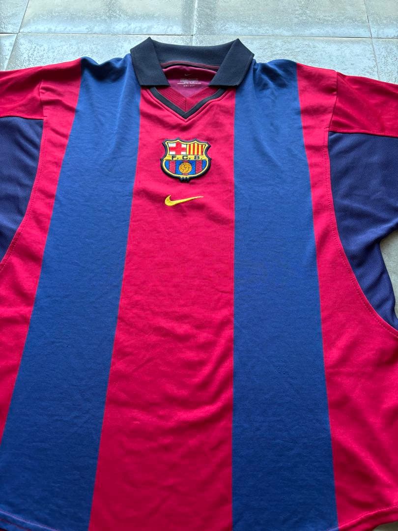 2000-2001 バルセロナ　ナイキ　ホームユニフォーム　正規品