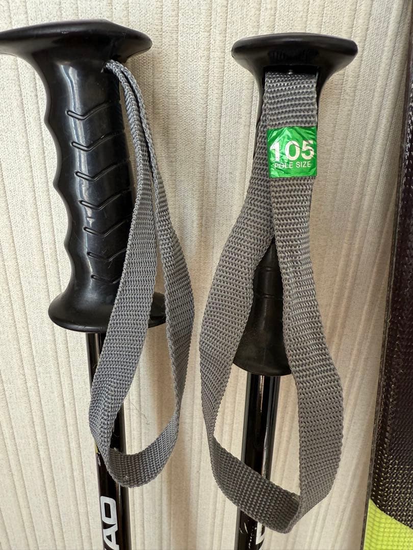 ラッキー⭐︎　HEAD TEAM スキー板とストックセット　子供用