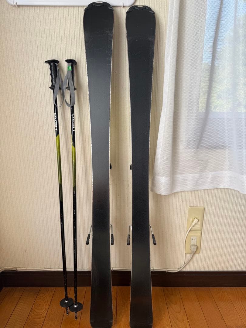 ラッキー⭐︎　HEAD TEAM スキー板とストックセット　子供用