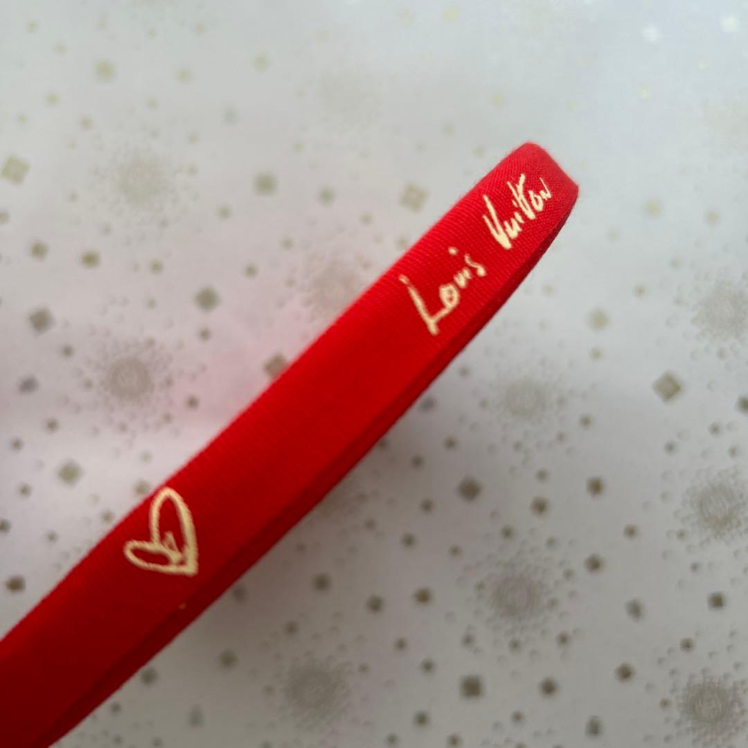 正規品　ルイヴィトン ラッピング　リボン　ハート　50メートル