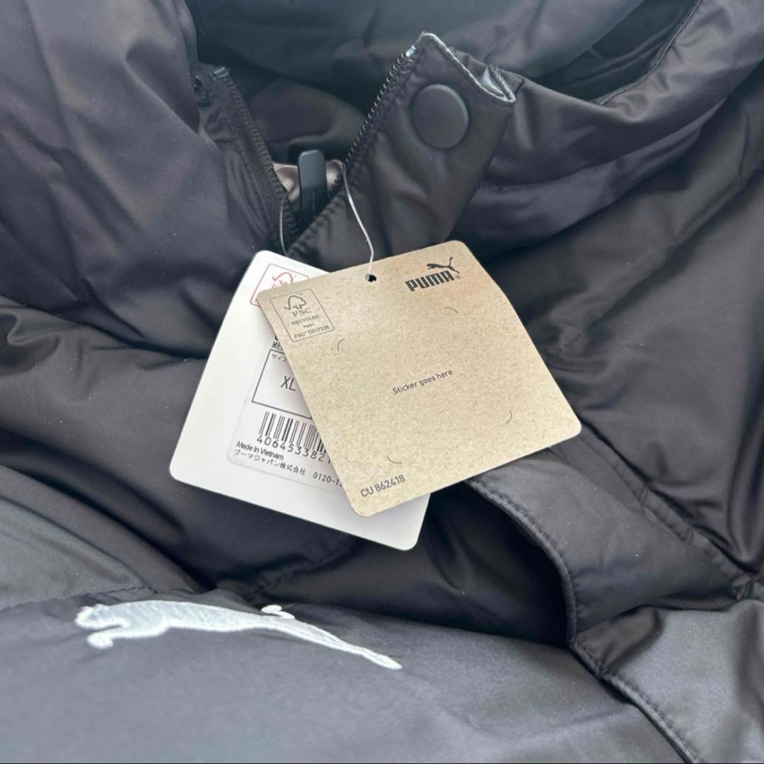 PUMA TEAMLIGA ロングダウンコート ブラック！新品タグ付き