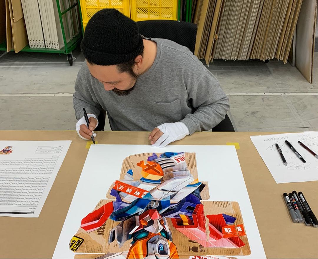 TENGAone BMA-001_P 直筆サイン入り 村上隆 版画 限定100枚