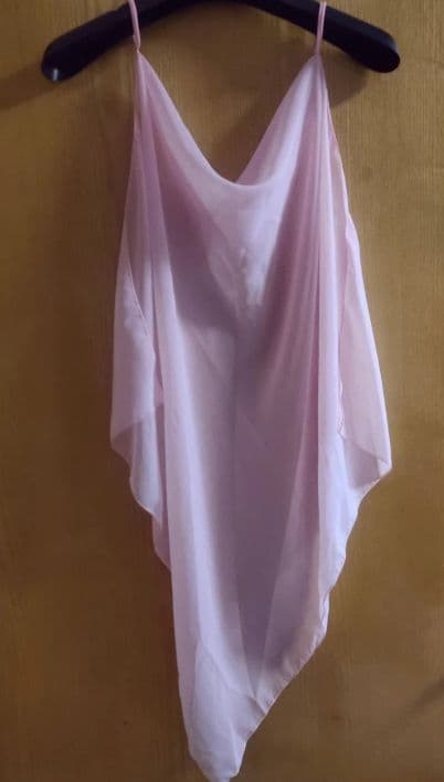 ソシアル　★美品 お得社交ダンスドレス フロート付　スタンダードドレス L