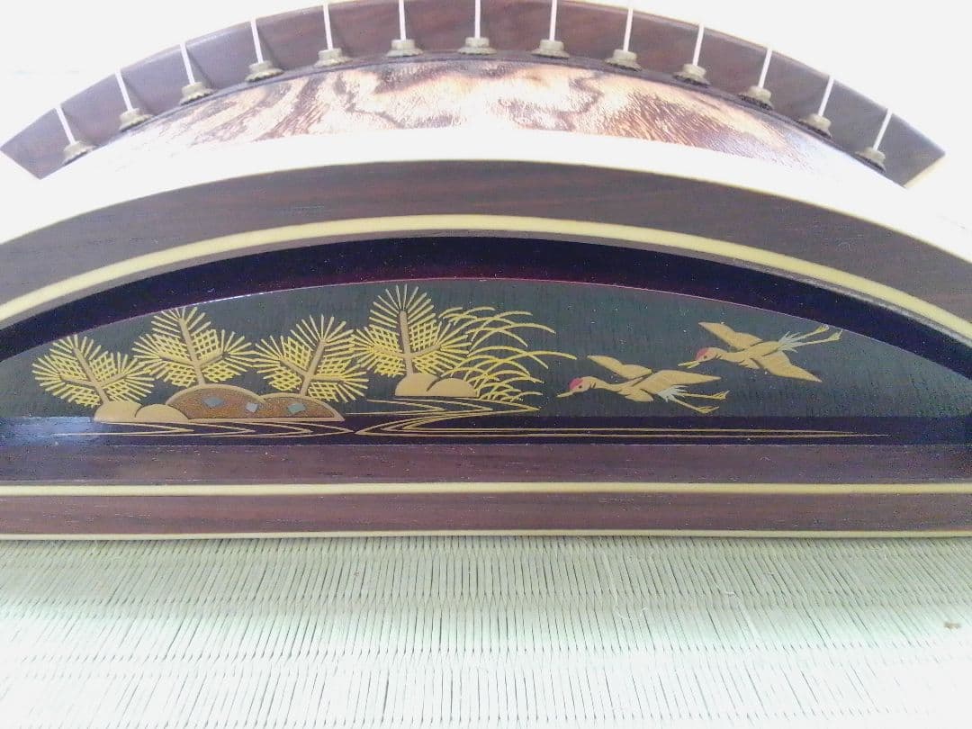 お琴 箏 全長約183cm×全幅約25cm 和楽器 13弦 ソフトケース付