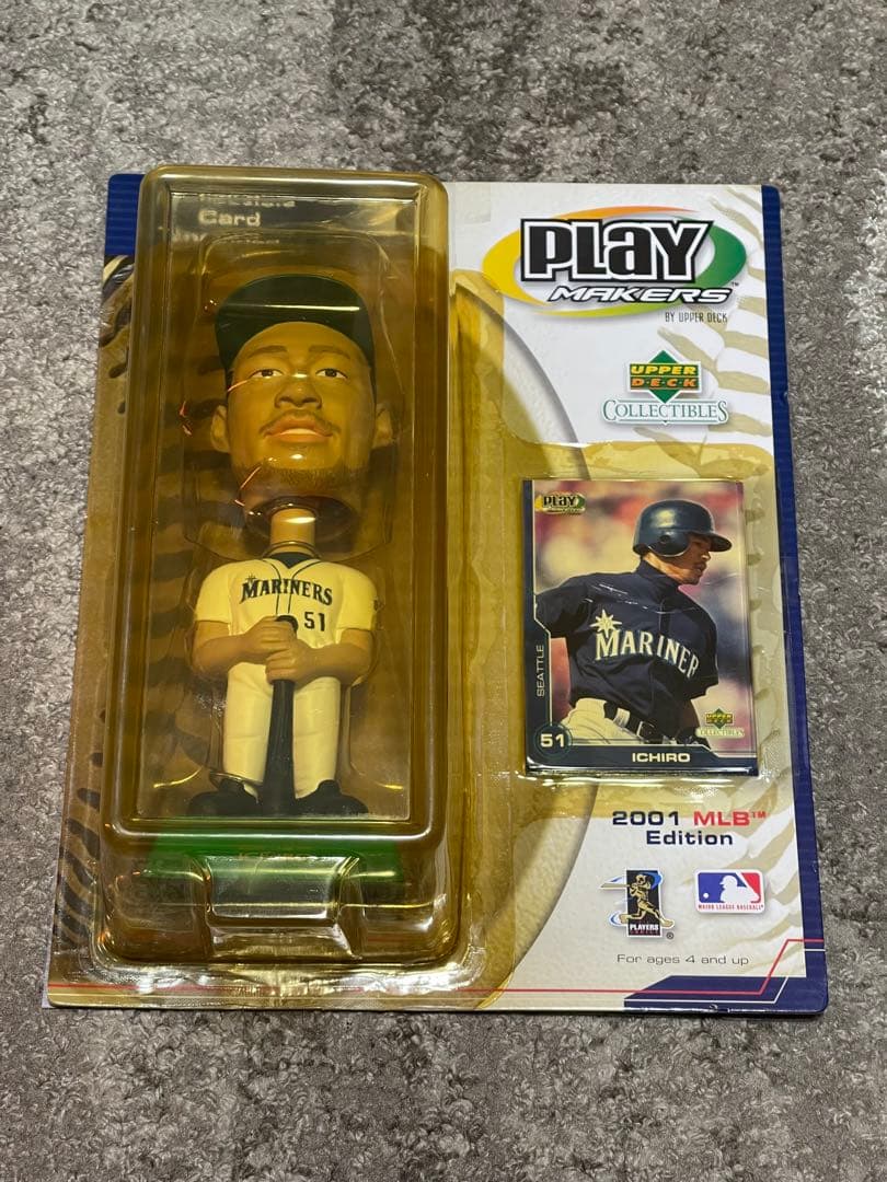 レア 直筆サイン イチロー ボブルヘッド 2001 MLB マリナーズ