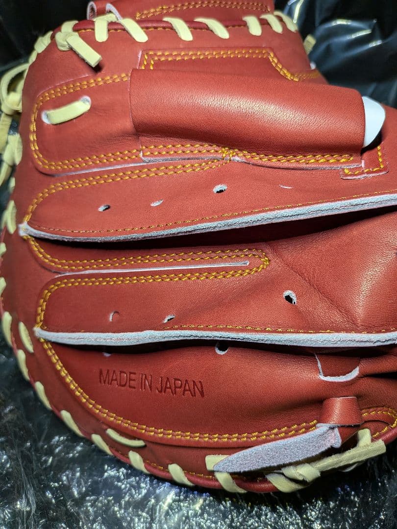 ZETT PROSTATUS 軟式グローブ 赤 2