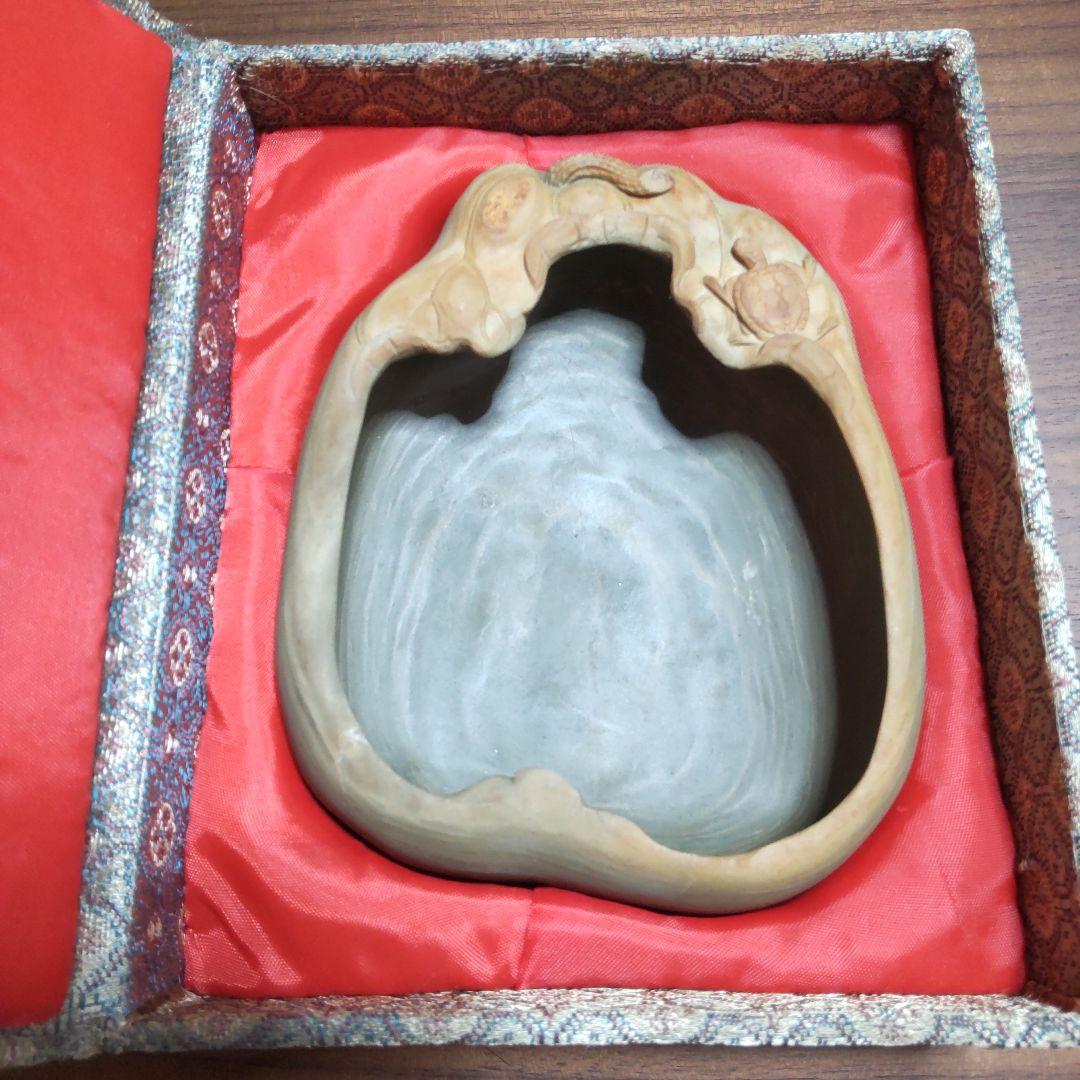 希少品 美品 緑端渓 筆洗 専用箱(化粧箱)付き