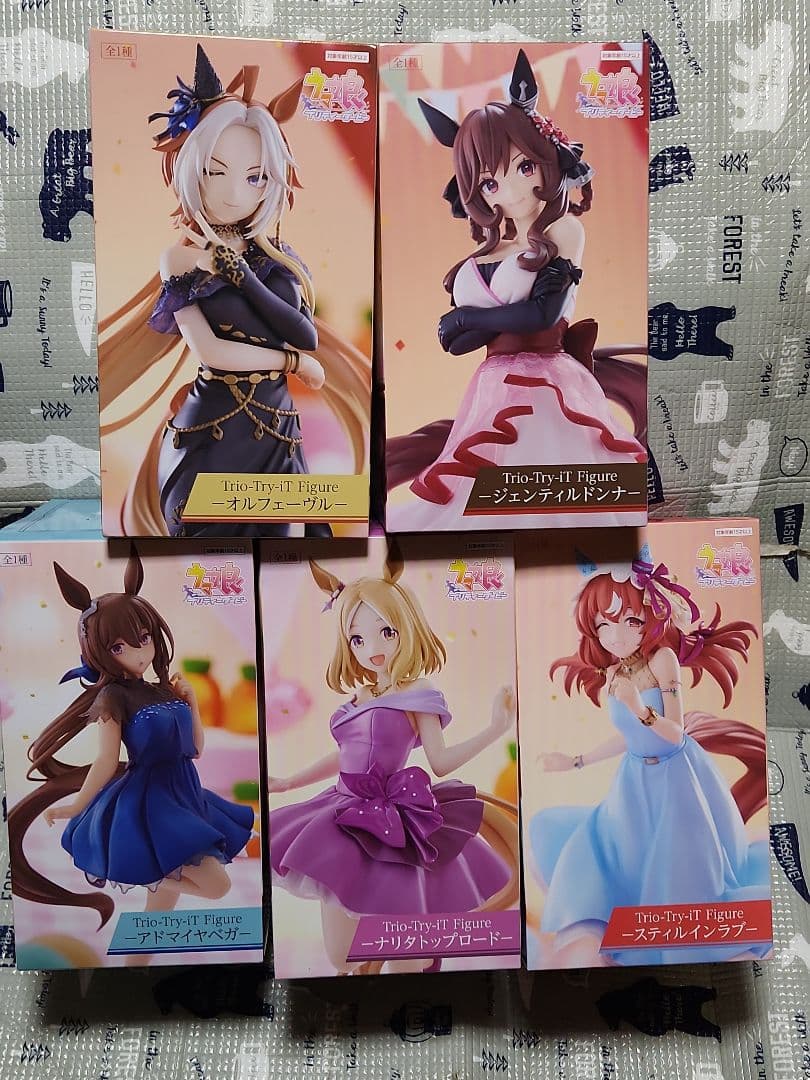 ウマ娘Trio−Try−iT ウマ娘 フィギュア ラウンドワン限定 5種類セット