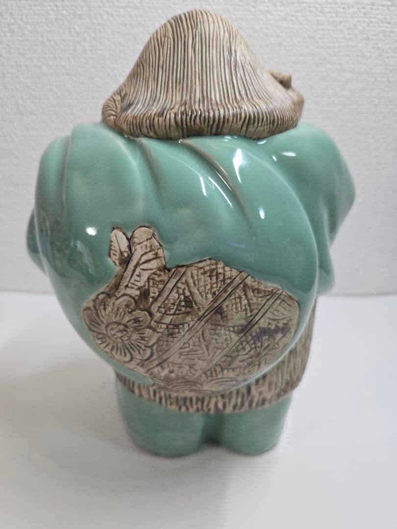 大黒天大黒様　七福神　青磁 陶器製　最終値下げ