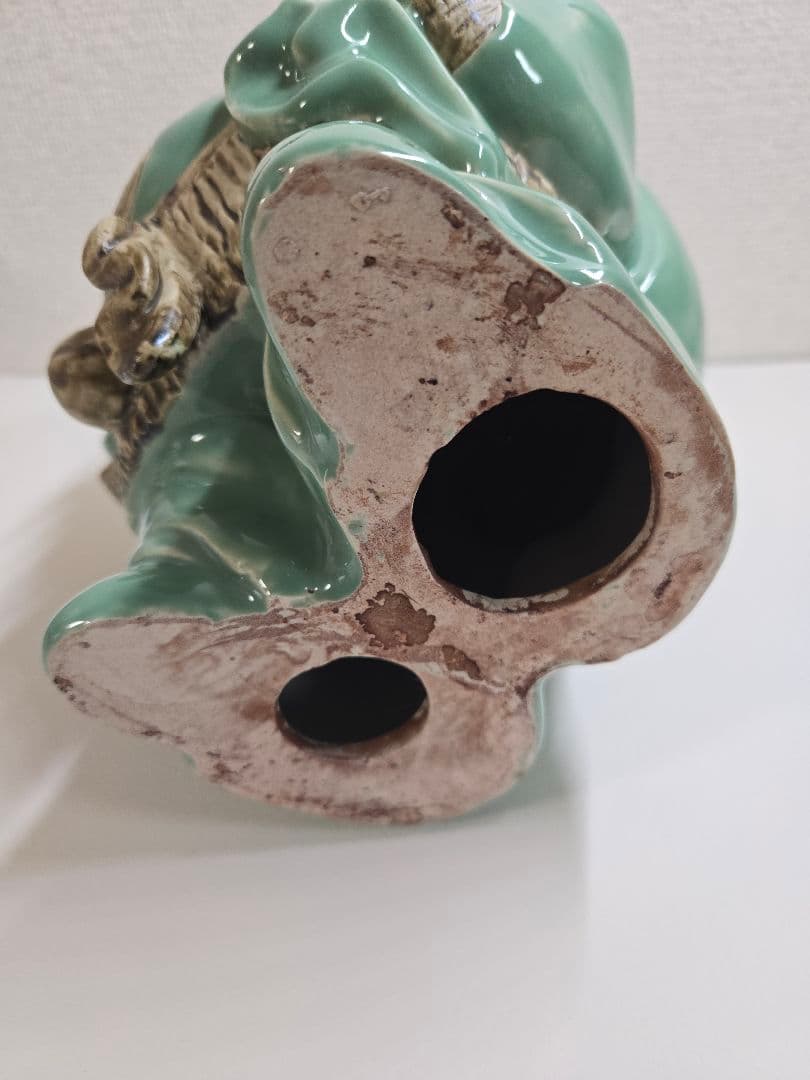 大黒天大黒様　七福神　青磁 陶器製　最終値下げ