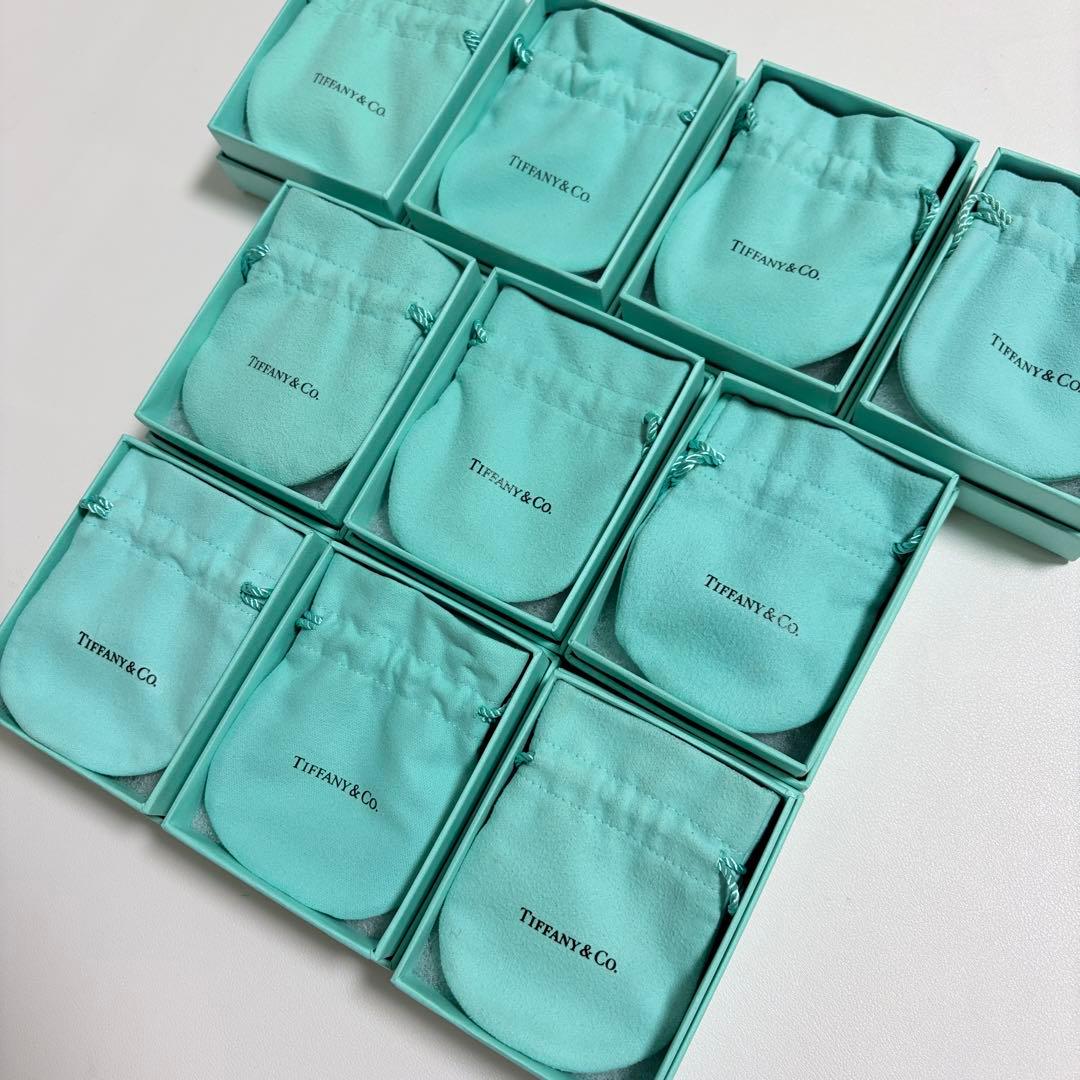 美品　ティファニー　巾着袋　空箱　10個セット　保存袋　アクセサリー入れ