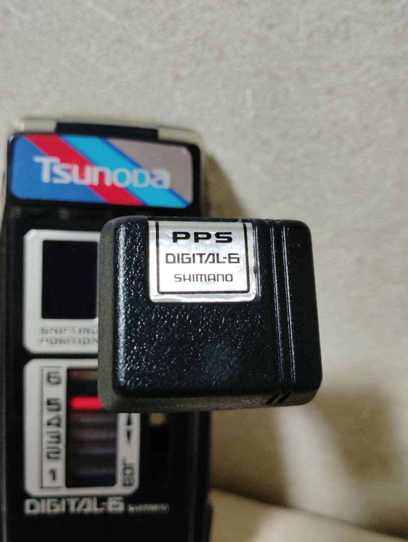 稀少新品 シマノ・ポジトロン デジタル6 シフトレバー スーパーカー自転車に