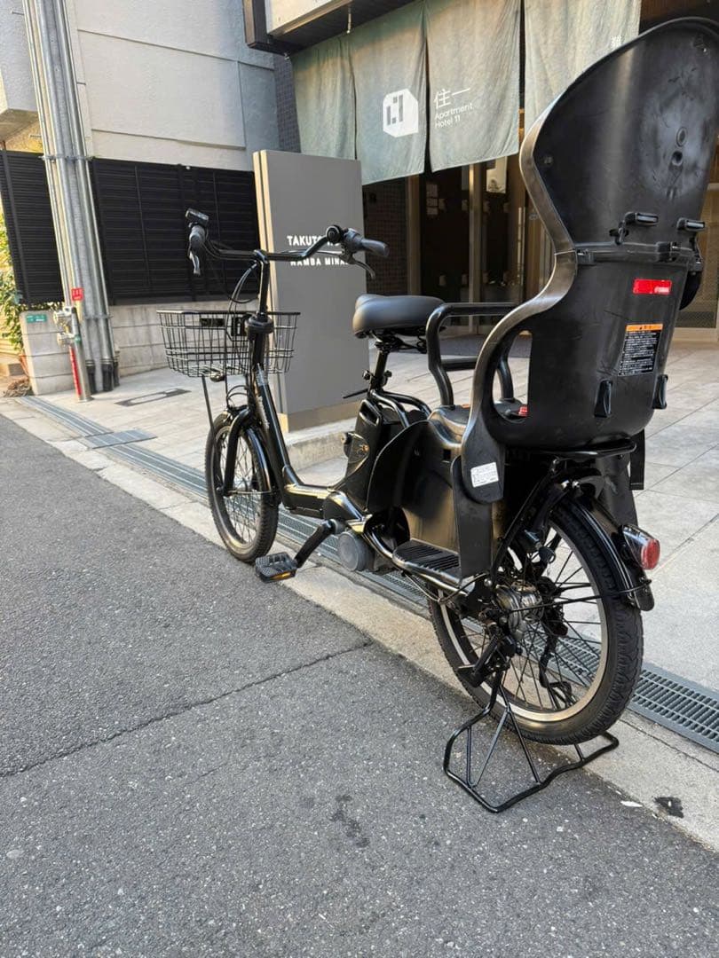 子供乗せ　パナソニック 電動アシスト自転車 チャイルドシート付き