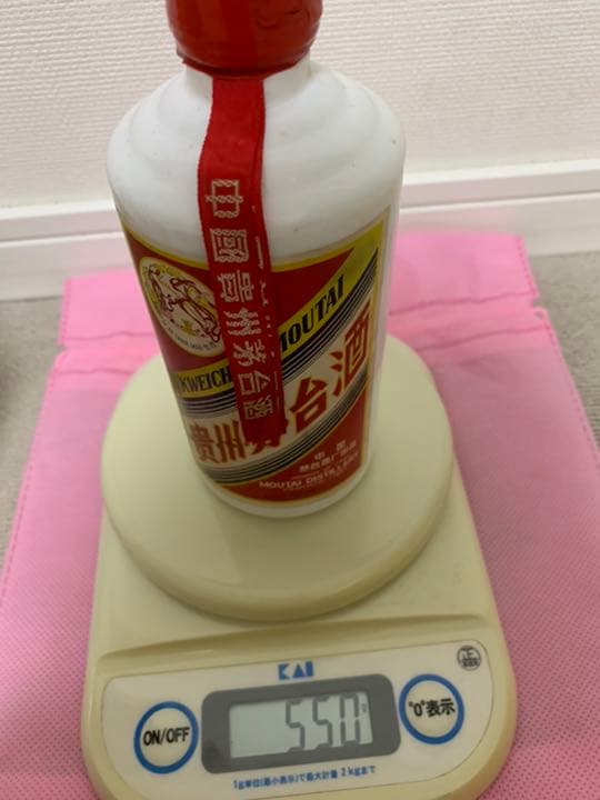 新品未開栓！本物貴州茅台酒 天女マオタイ酒 270ml53度古酒