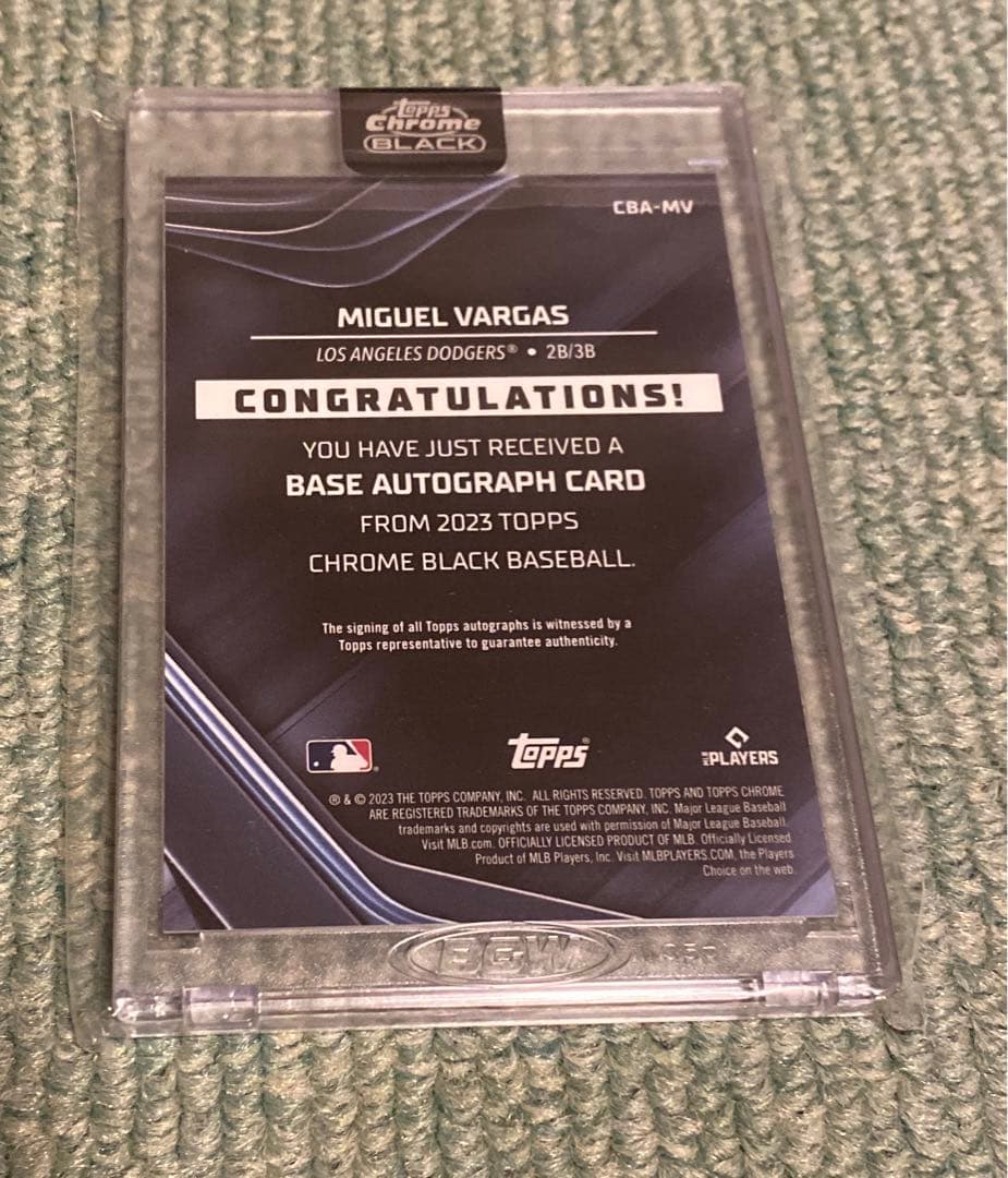ミゲルバルガス ルーキーカード サイン入り