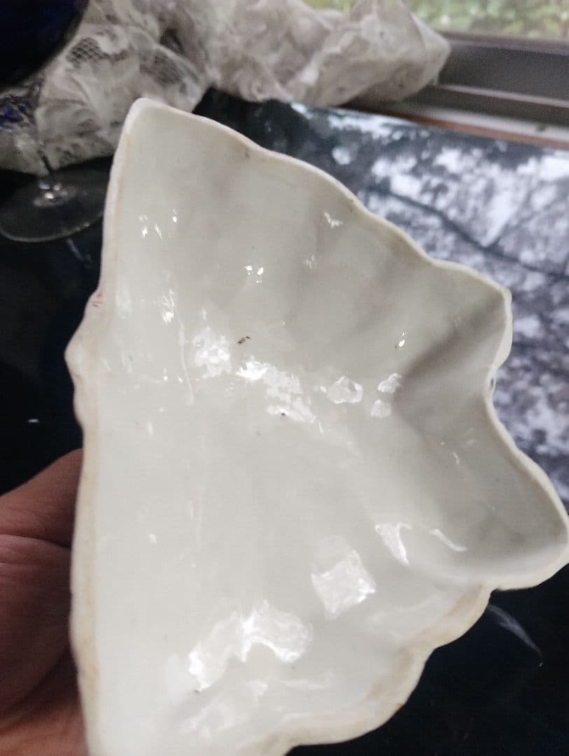 古伊万里　チョウと蝉