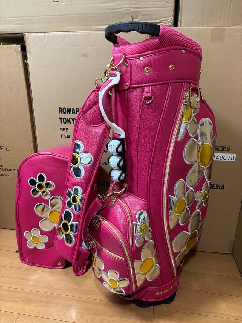 WINWIN STYLE ウィンウィン スタイル キャディバッグ ローズ