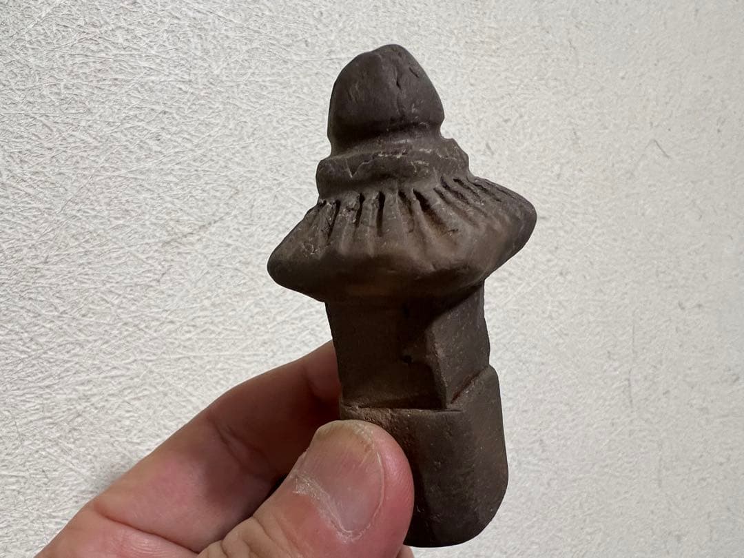 室町時代 中世 泥塔 宝塔型 仏像 仏教美術 発掘 出土 骨董 古美術