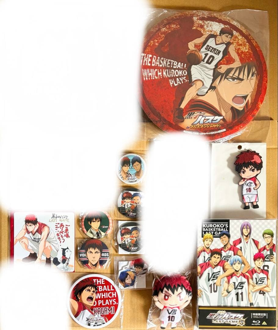 黒子のバスケ　にとたん　おまんじゅう　缶バッジ　劇場特典コースター　火神大我