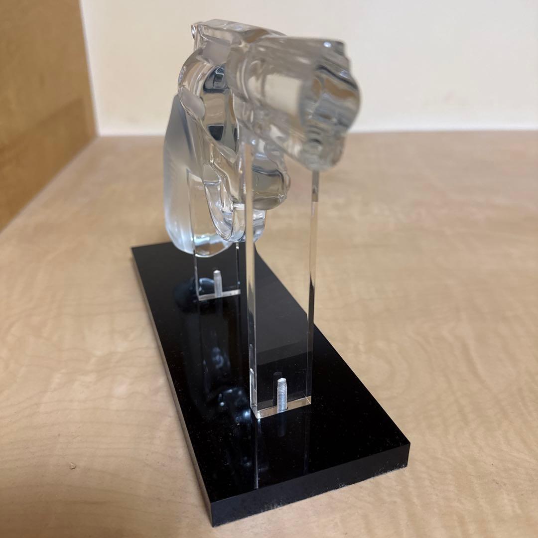 ロイヤル ド シャンパーニュ リボルバー 銃 クリスタル ガン 台座付き