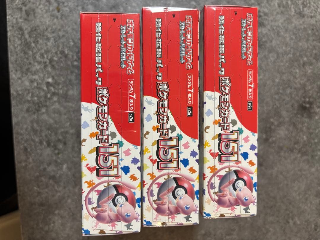 ロ*ド様 ポケモンカード151 3BOXセット新品未開封シュリンク付き