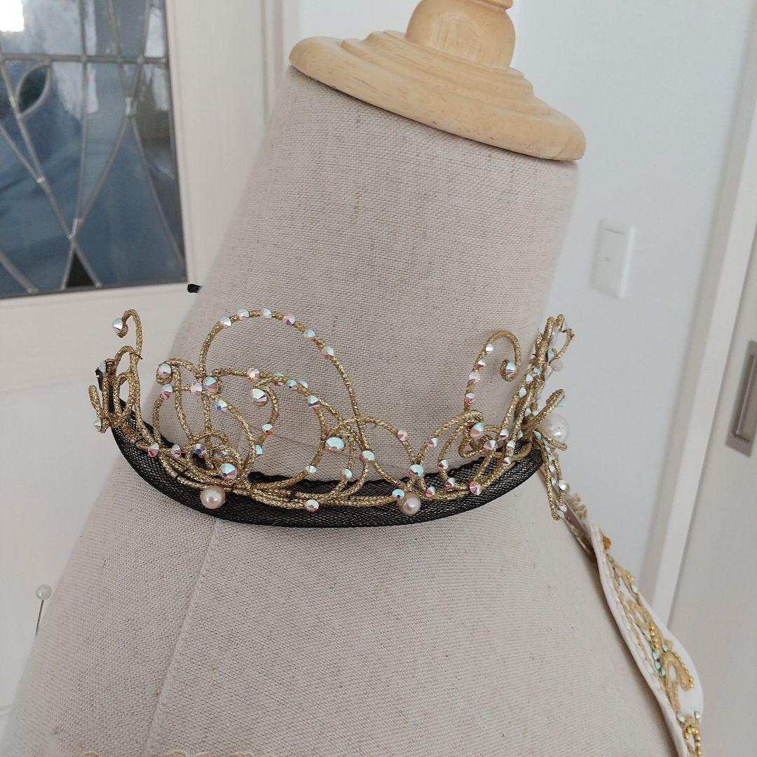 バレエ衣装 チュチュ お花頭飾り付き