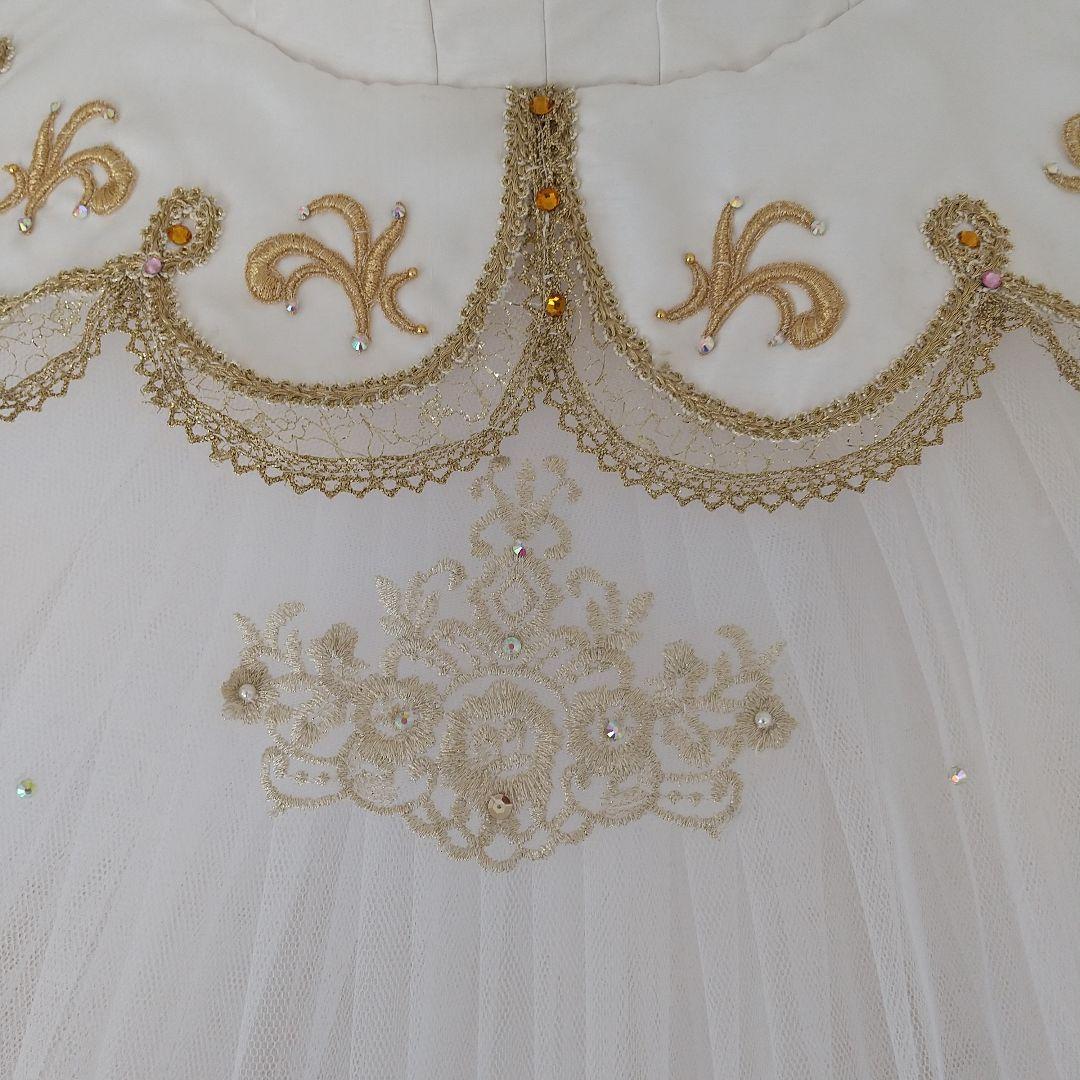 バレエ衣装 チュチュ お花頭飾り付き