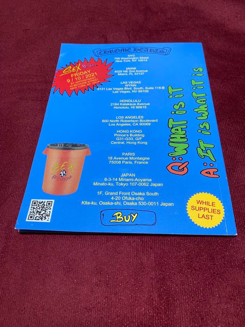 超希少★クロムハーツ★SEX RECORDS★カタログ/冊子★マッティボーイ