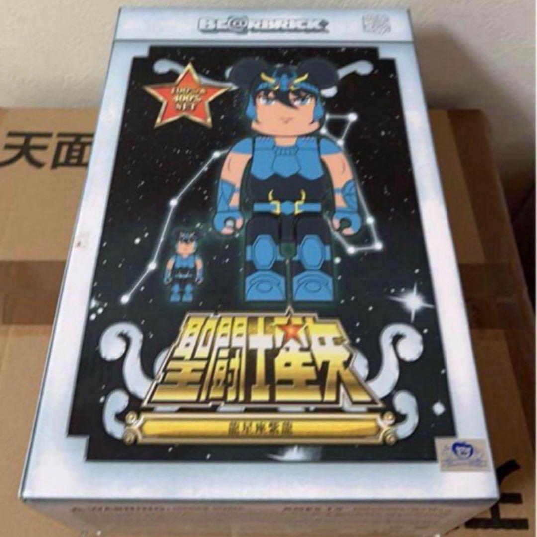 ベアブリック 龍星座の紫龍 聖闘士星矢 400% 100%