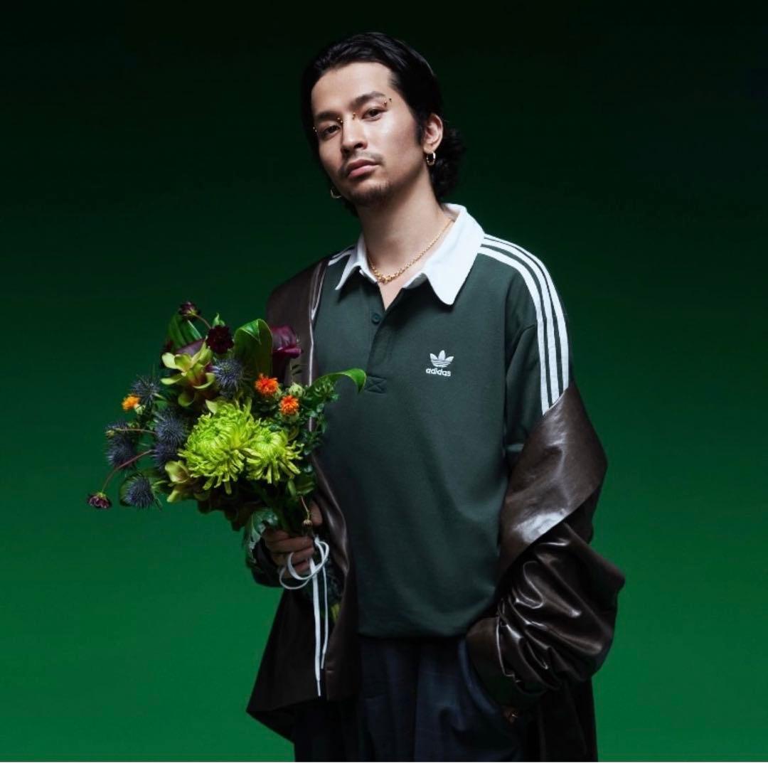 常田大希 着用 adidas originals ラグビーポロシャツL &パンツ