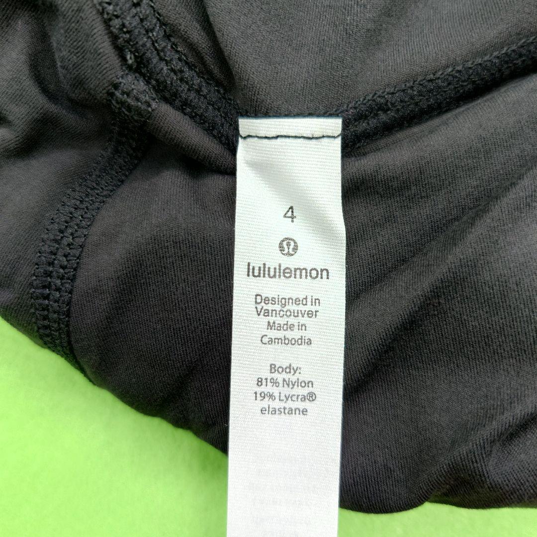 グローバルサイズ 4 ブラック 新品 ルルレモン アライン Align レギンス