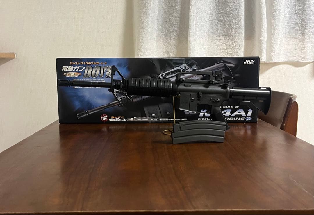 美品　東京マルイ カスタム品　M4A1 ボーイズ　金属ピニオンギア　サバゲー