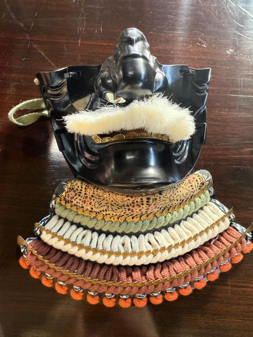 黒胴当世素掛 紺・白・茶 等身大 甲冑